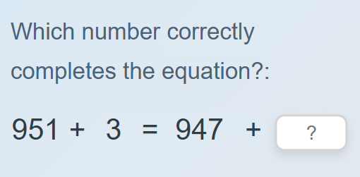 Balance addition equations of three digits